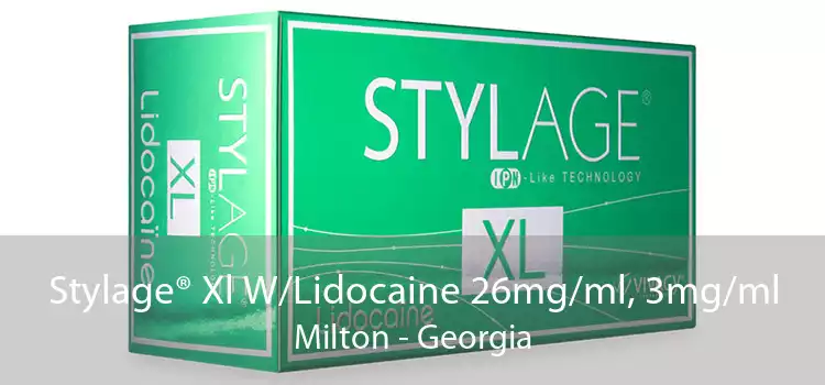 Stylage® Xl W/Lidocaine 26mg/ml, 3mg/ml Milton - Georgia