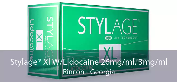 Stylage® Xl W/Lidocaine 26mg/ml, 3mg/ml Rincon - Georgia