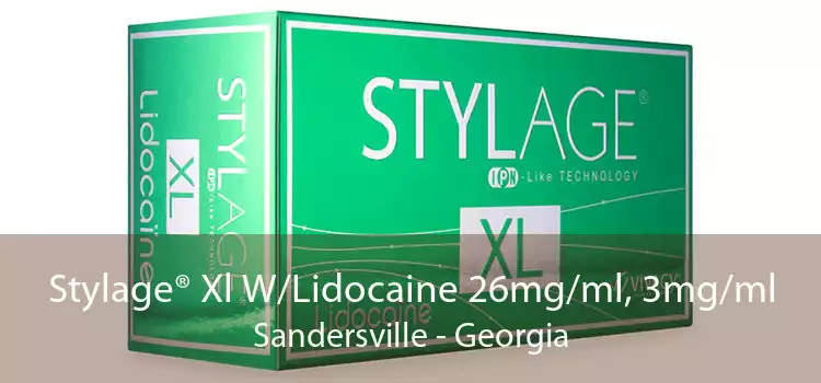 Stylage® Xl W/Lidocaine 26mg/ml, 3mg/ml Sandersville - Georgia