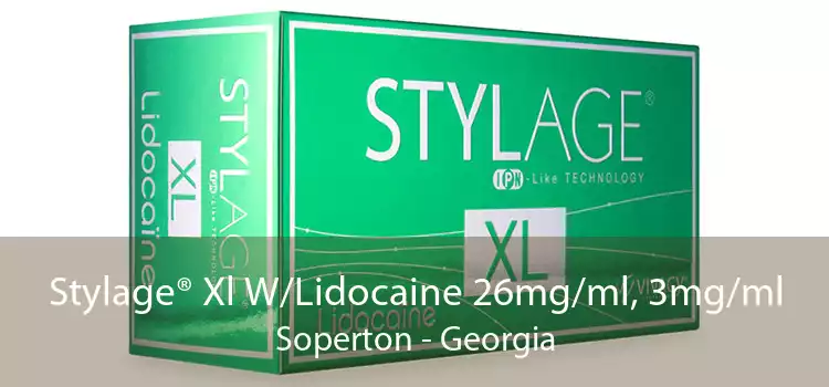 Stylage® Xl W/Lidocaine 26mg/ml, 3mg/ml Soperton - Georgia
