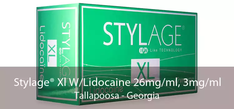 Stylage® Xl W/Lidocaine 26mg/ml, 3mg/ml Tallapoosa - Georgia