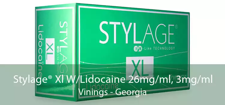 Stylage® Xl W/Lidocaine 26mg/ml, 3mg/ml Vinings - Georgia