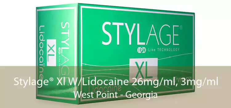 Stylage® Xl W/Lidocaine 26mg/ml, 3mg/ml West Point - Georgia