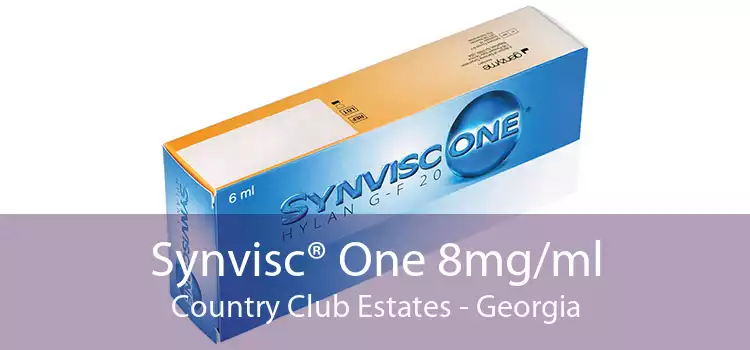 Synvisc® One 8mg/ml Country Club Estates - Georgia
