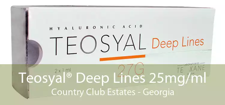 Teosyal® Deep Lines 25mg/ml Country Club Estates - Georgia