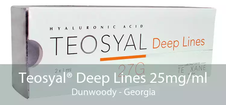 Teosyal® Deep Lines 25mg/ml Dunwoody - Georgia