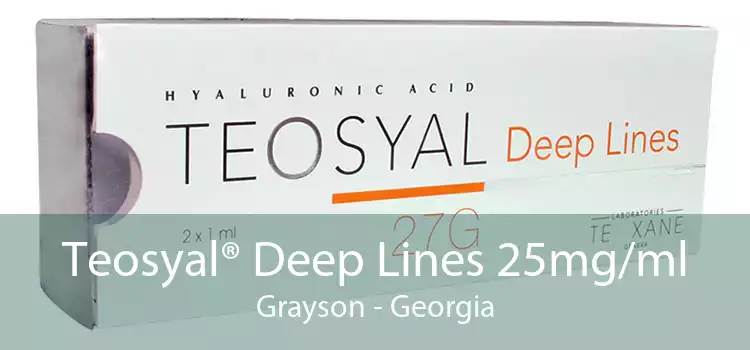 Teosyal® Deep Lines 25mg/ml Grayson - Georgia