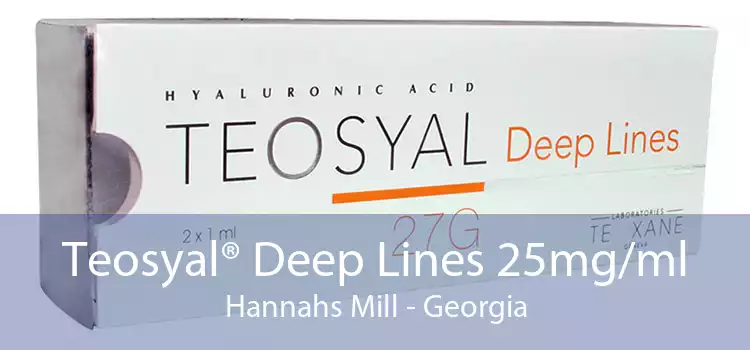 Teosyal® Deep Lines 25mg/ml Hannahs Mill - Georgia
