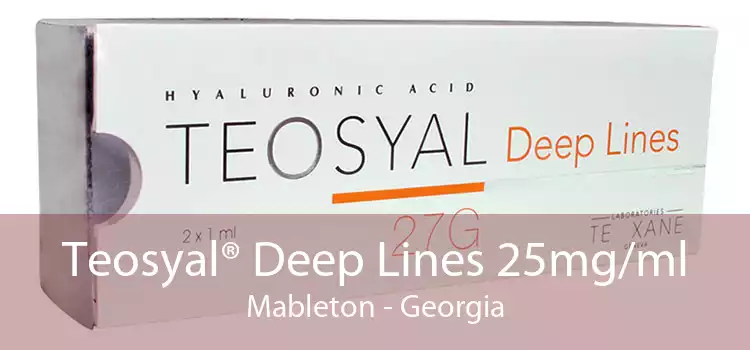 Teosyal® Deep Lines 25mg/ml Mableton - Georgia