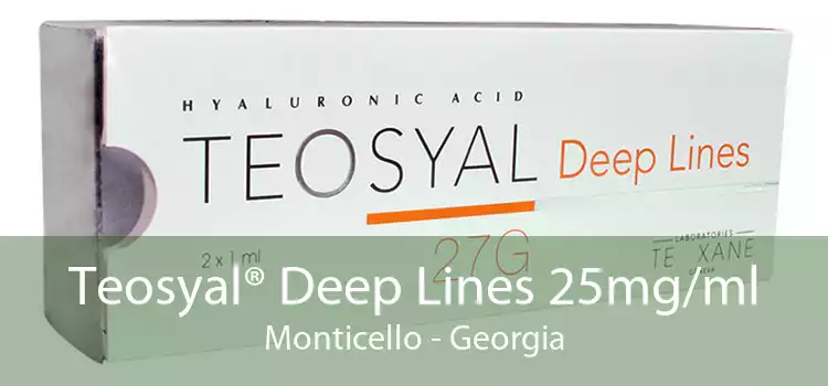 Teosyal® Deep Lines 25mg/ml Monticello - Georgia