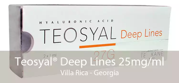 Teosyal® Deep Lines 25mg/ml Villa Rica - Georgia