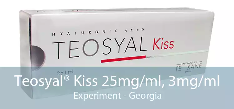 Teosyal® Kiss 25mg/ml, 3mg/ml Experiment - Georgia