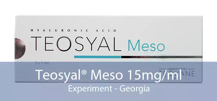 Teosyal® Meso 15mg/ml Experiment - Georgia