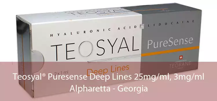 Teosyal® Puresense Deep Lines 25mg/ml, 3mg/ml Alpharetta - Georgia