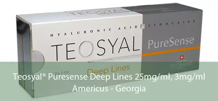 Teosyal® Puresense Deep Lines 25mg/ml, 3mg/ml Americus - Georgia