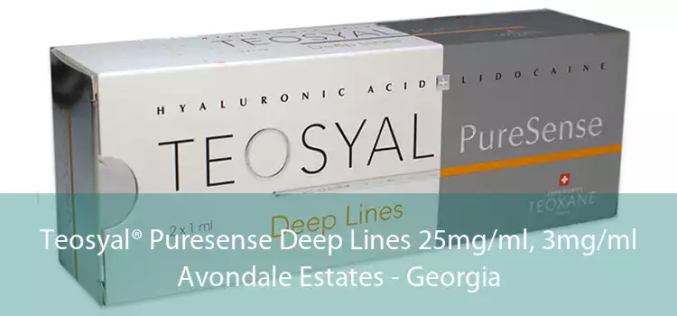 Teosyal® Puresense Deep Lines 25mg/ml, 3mg/ml Avondale Estates - Georgia