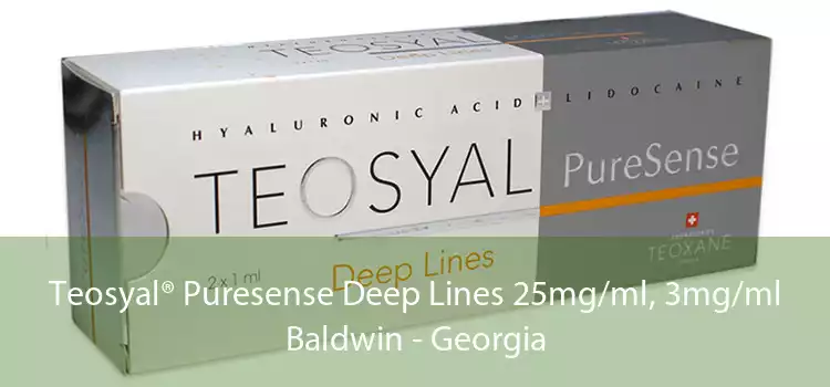 Teosyal® Puresense Deep Lines 25mg/ml, 3mg/ml Baldwin - Georgia