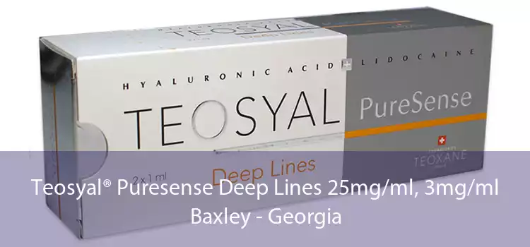 Teosyal® Puresense Deep Lines 25mg/ml, 3mg/ml Baxley - Georgia