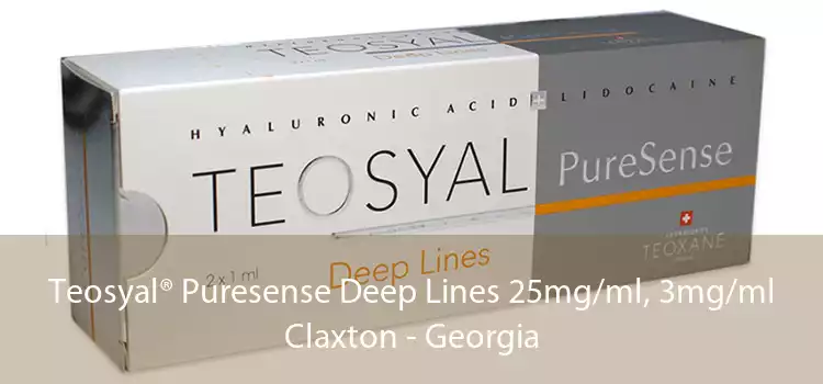 Teosyal® Puresense Deep Lines 25mg/ml, 3mg/ml Claxton - Georgia