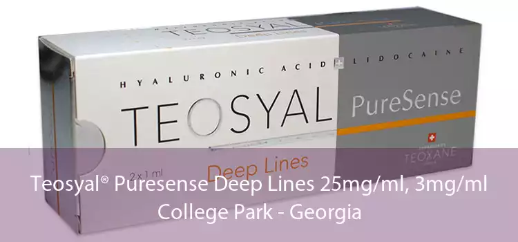Teosyal® Puresense Deep Lines 25mg/ml, 3mg/ml College Park - Georgia