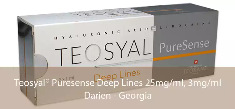 Teosyal® Puresense Deep Lines 25mg/ml, 3mg/ml Darien - Georgia
