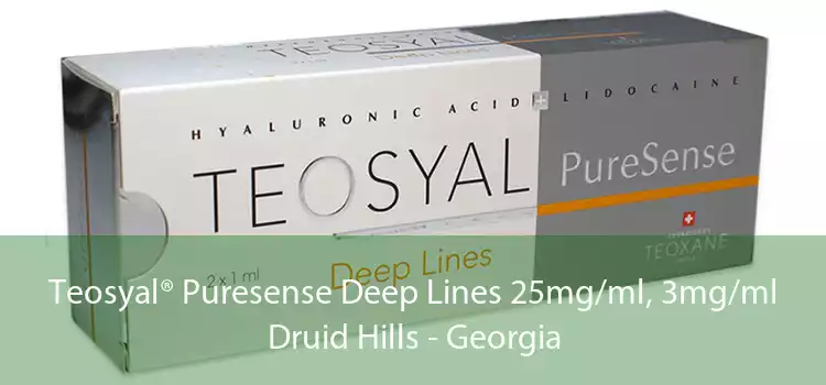 Teosyal® Puresense Deep Lines 25mg/ml, 3mg/ml Druid Hills - Georgia