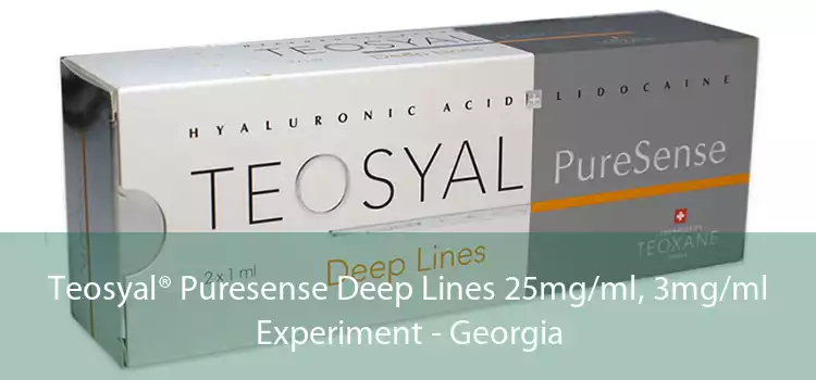 Teosyal® Puresense Deep Lines 25mg/ml, 3mg/ml Experiment - Georgia