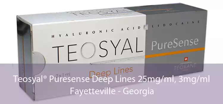 Teosyal® Puresense Deep Lines 25mg/ml, 3mg/ml Fayetteville - Georgia