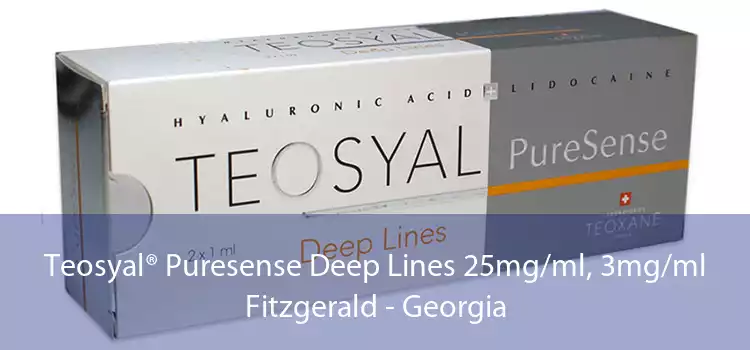 Teosyal® Puresense Deep Lines 25mg/ml, 3mg/ml Fitzgerald - Georgia
