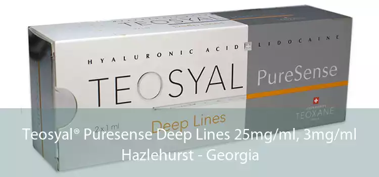 Teosyal® Puresense Deep Lines 25mg/ml, 3mg/ml Hazlehurst - Georgia