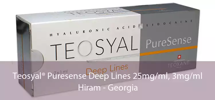 Teosyal® Puresense Deep Lines 25mg/ml, 3mg/ml Hiram - Georgia