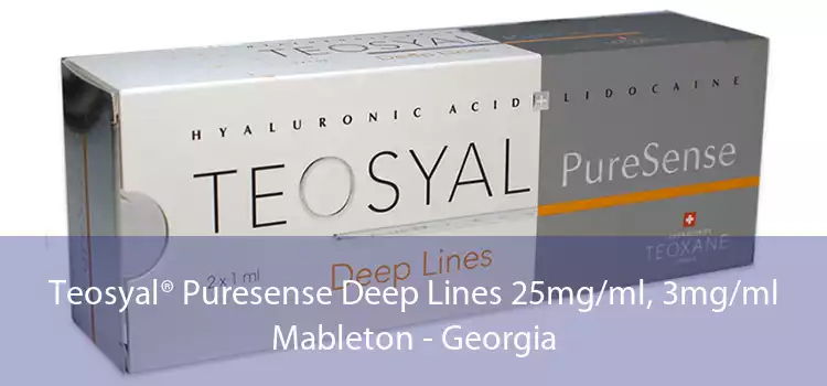 Teosyal® Puresense Deep Lines 25mg/ml, 3mg/ml Mableton - Georgia