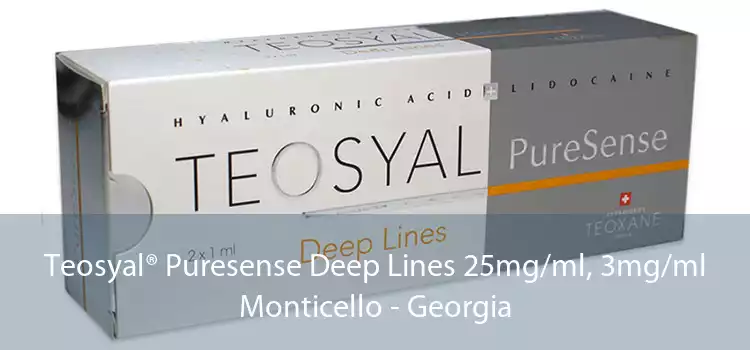 Teosyal® Puresense Deep Lines 25mg/ml, 3mg/ml Monticello - Georgia