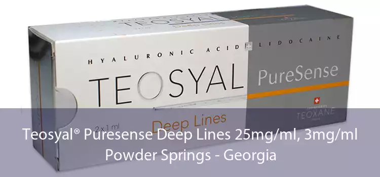 Teosyal® Puresense Deep Lines 25mg/ml, 3mg/ml Powder Springs - Georgia
