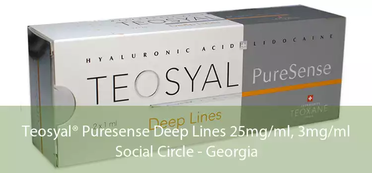 Teosyal® Puresense Deep Lines 25mg/ml, 3mg/ml Social Circle - Georgia