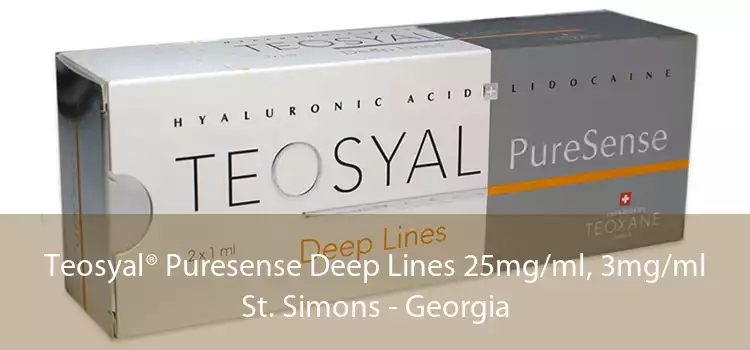 Teosyal® Puresense Deep Lines 25mg/ml, 3mg/ml St. Simons - Georgia