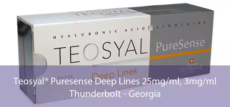 Teosyal® Puresense Deep Lines 25mg/ml, 3mg/ml Thunderbolt - Georgia