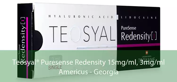 Teosyal® Puresense Redensity 15mg/ml, 3mg/ml Americus - Georgia