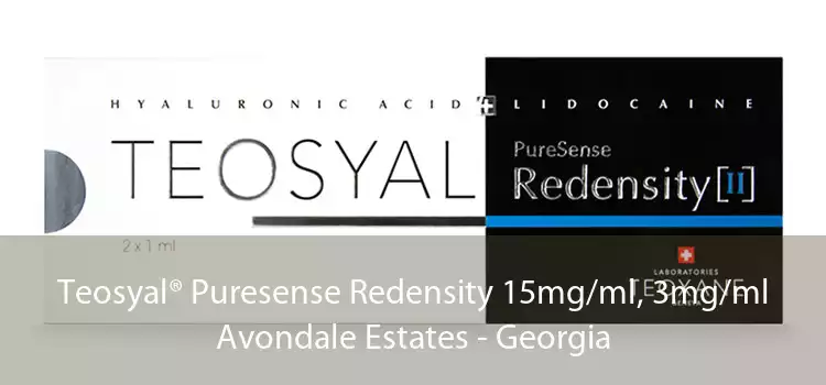 Teosyal® Puresense Redensity 15mg/ml, 3mg/ml Avondale Estates - Georgia