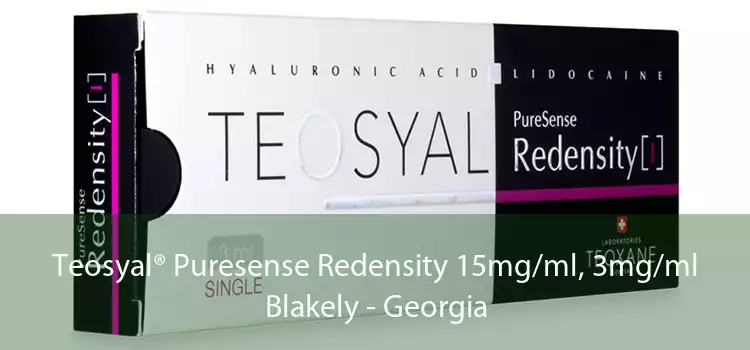 Teosyal® Puresense Redensity 15mg/ml, 3mg/ml Blakely - Georgia