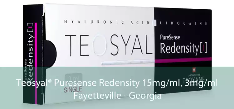 Teosyal® Puresense Redensity 15mg/ml, 3mg/ml Fayetteville - Georgia
