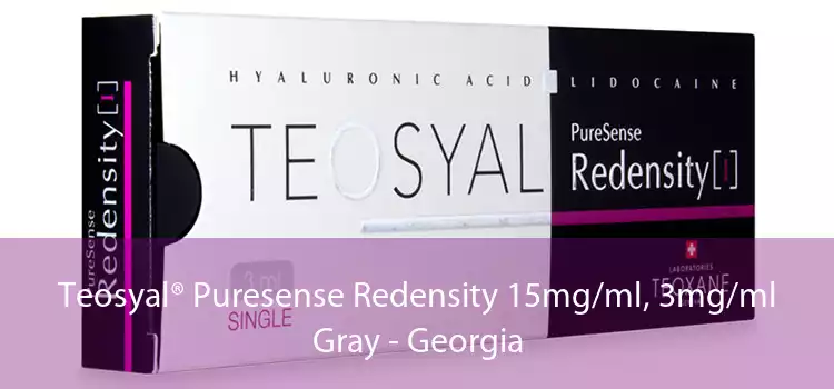 Teosyal® Puresense Redensity 15mg/ml, 3mg/ml Gray - Georgia
