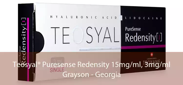 Teosyal® Puresense Redensity 15mg/ml, 3mg/ml Grayson - Georgia
