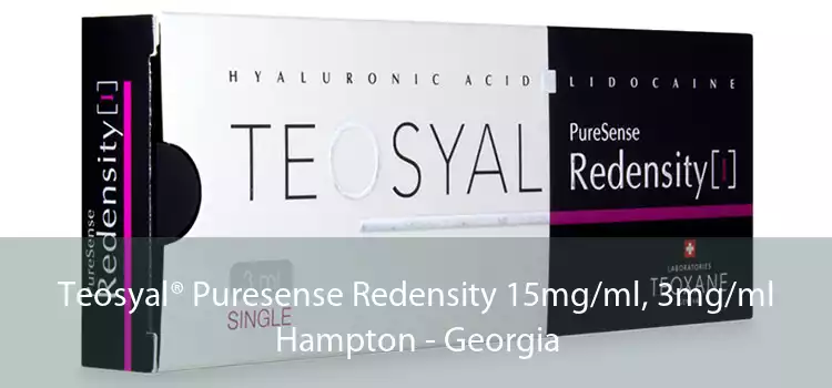 Teosyal® Puresense Redensity 15mg/ml, 3mg/ml Hampton - Georgia