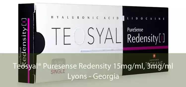 Teosyal® Puresense Redensity 15mg/ml, 3mg/ml Lyons - Georgia