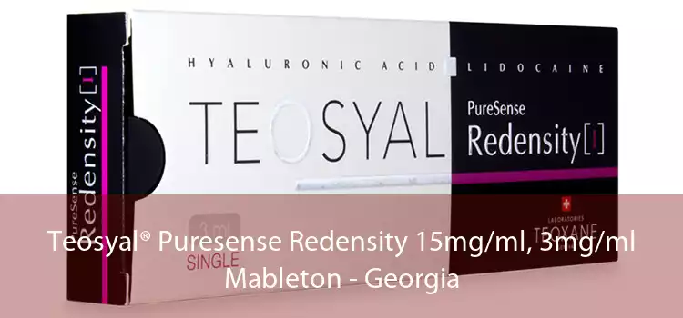 Teosyal® Puresense Redensity 15mg/ml, 3mg/ml Mableton - Georgia