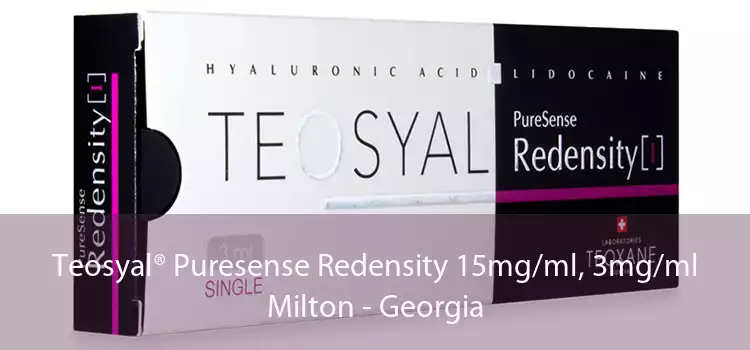 Teosyal® Puresense Redensity 15mg/ml, 3mg/ml Milton - Georgia