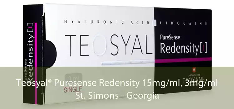 Teosyal® Puresense Redensity 15mg/ml, 3mg/ml St. Simons - Georgia