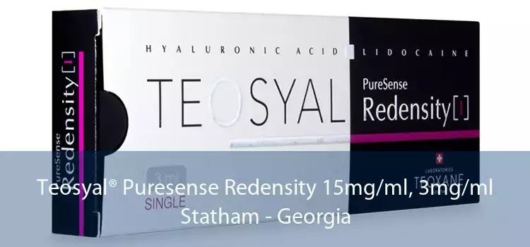 Teosyal® Puresense Redensity 15mg/ml, 3mg/ml Statham - Georgia