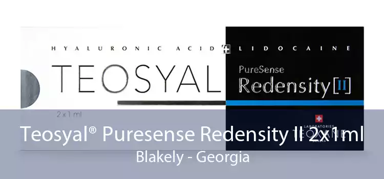 Teosyal® Puresense Redensity II 2x1ml Blakely - Georgia